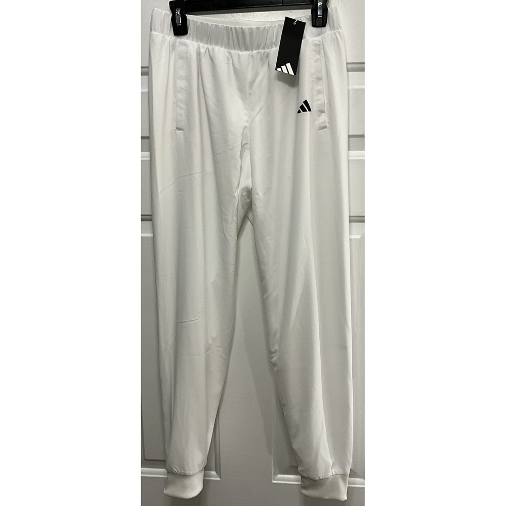 Adidas White LightWeight Cool Tennis Walk-On Pants Heat Ready Women's Small